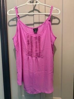 torrid Bright Pink Pleated Front Camisole